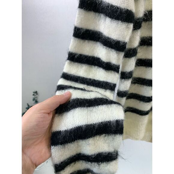 The Kooples Ivory Wool Mohair Blend Sweater Size L - Picture 8 of 13